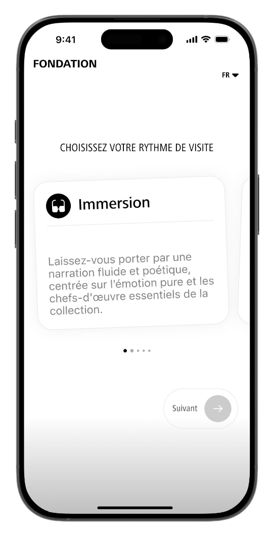 Choose your visit rhythm: Immersion